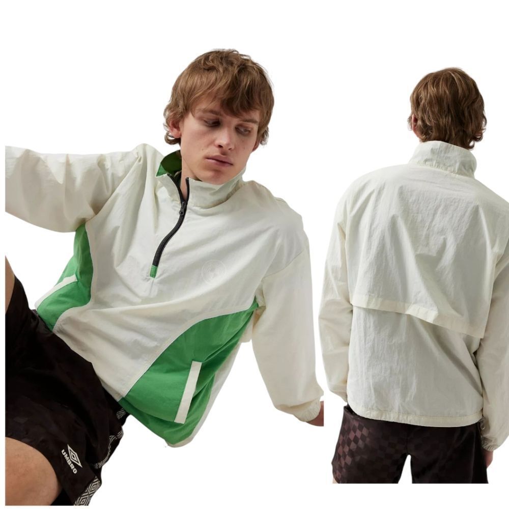 UO Skybox Half-Zip Windbreaker Jacket M